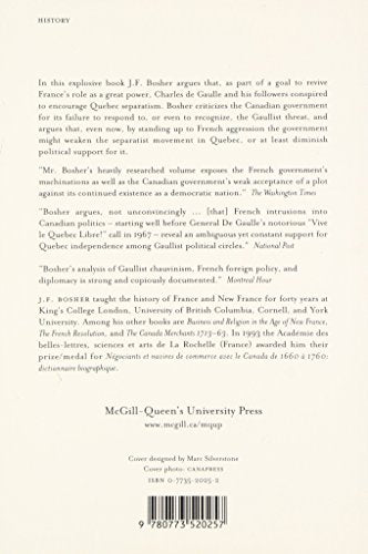 The Gaullist Attack on Canada, 19671997,Used