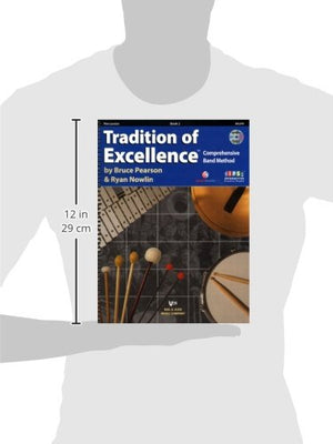 W62PR  Tradition of Excellence Book 2  Percussion,Used