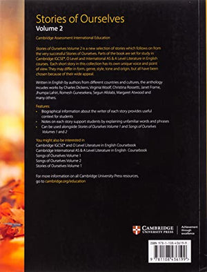 Stories of Ourselves: Volume 2: Cambridge Assessment International Education Anthology of Stories in English (Cambridge Internat,New