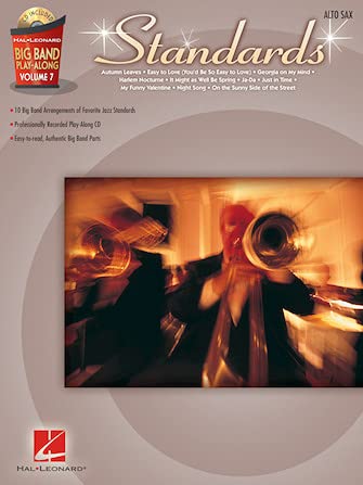 Standards  Alto Sax: Big Band PlayAlong Volume 7 (Hal Leonard Big Band PlayAlong),Used
