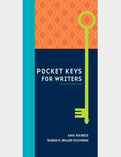 Pocket Keys For Writers With Apa Updates, Spiral Bound Version (Keys For Writers Series)