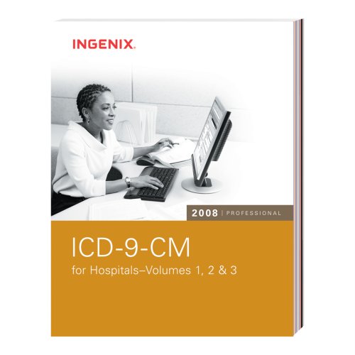 ICD9CM 2008 Professional for Hospitals (Icd9Cm Professional for Hospitals) (ICD9CM Professional for Hospitals, Vol. 1, 2 &,Used