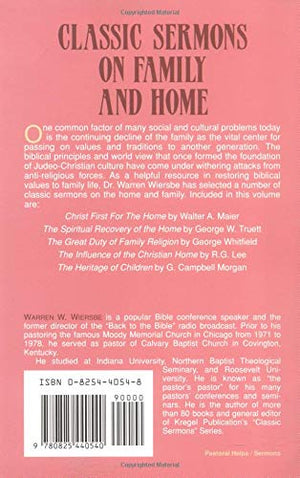 Classic Sermons/Family and Home (Kregel Classic Sermons Series),Used
