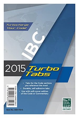 2015 International Building Code Turbo Tabs,Used