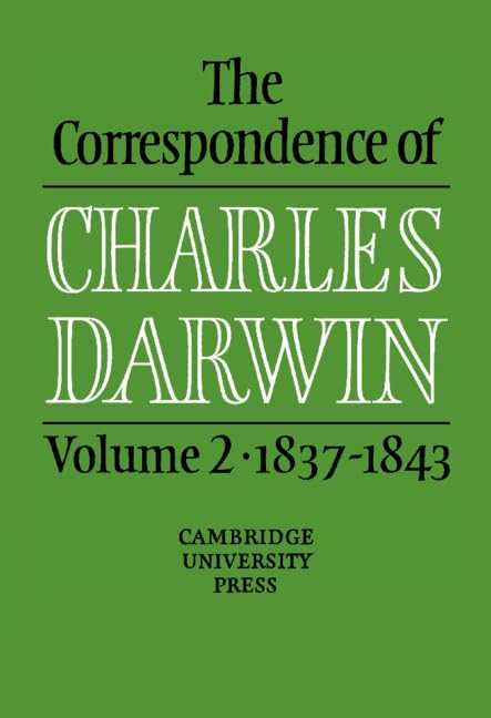 The Correspondence of Charles Darwin, Volume 2: 18371843,Used