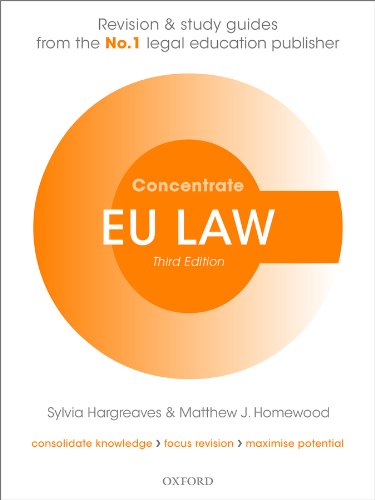 EU Law Concentrate: Law Revision and Study Guide,Used