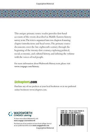 Sources in the History of the Modern Middle East,New