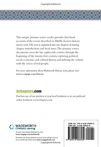 Sources in the History of the Modern Middle East,Used