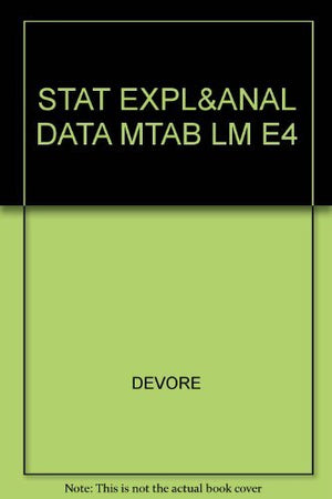MINITAB Lab Manual for Devore and Pecks Statistics: The Exploration and Analysis of Data (with CDROM), 4th,Used