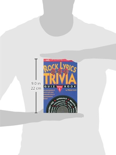 Rock Lyrics Trivia Quiz Book: 50s  60s (1955  1964),Used