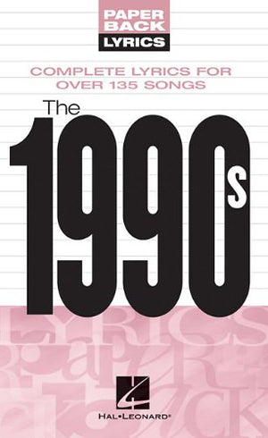 The 1990S: Paperback Lyrics,New