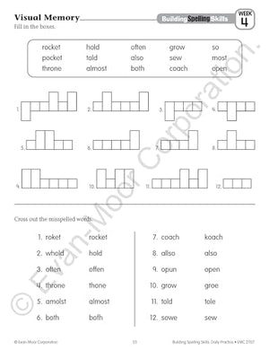 EvanMoor Building Spelling Skills, Grade 3  Homeschooling & Classroom Resource Workbook, Reproducible Worksheets, Teaching Edi,New