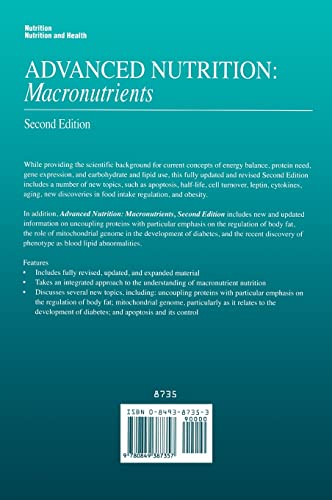 Advanced Nutrition: Macronutrients, Second Edition (Modern Nutrition),Used