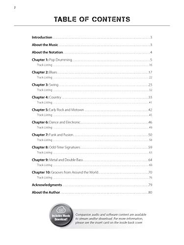 Survival Guide for the Modern Drummer: A Crash Course in All Musical Styles for Drumset, Book & Online Audio/Software,New
