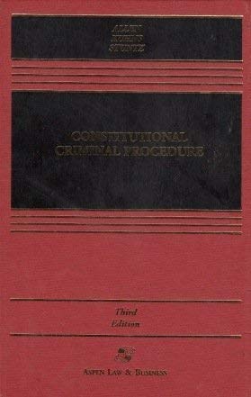 Constitutional Criminal Procedures,Used