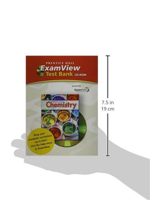 Prentice Hall Chemistry Exam View Test Bank CDROM,Used