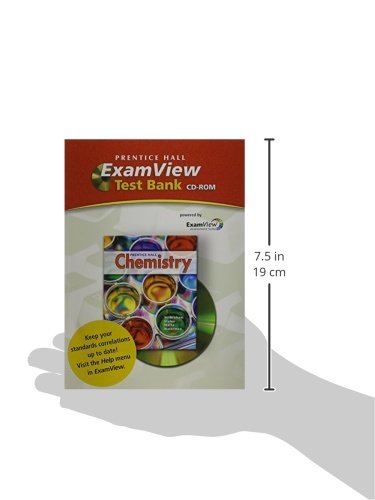 Prentice Hall Chemistry Exam View Test Bank CDROM,Used