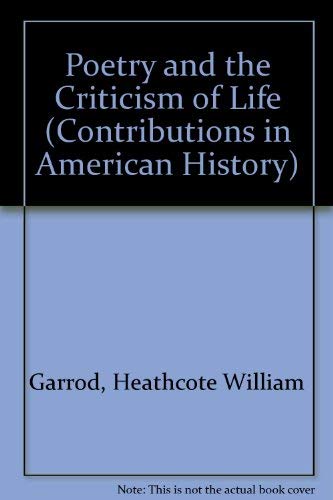 Poetry and the Criticism of Life.,Used