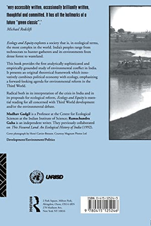 Ecology and Equity: The Use and Abuse of Nature in Contemporary India (Note Series; 223),Used