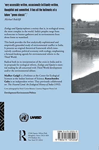 Ecology and Equity: The Use and Abuse of Nature in Contemporary India (Note Series; 223),Used