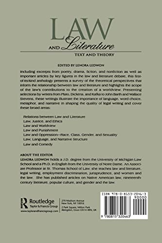 Law And Literature