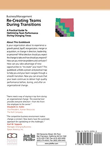 Recreating Teams During Transitions (Management Skills Series),Used