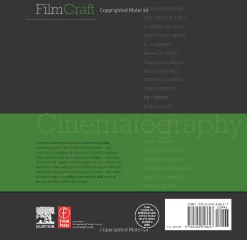 FilmCraft: Cinematography,Used