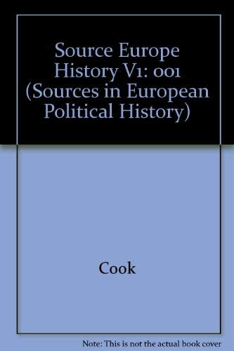 Sources in European Political History: The European Left, Vol 1,Used