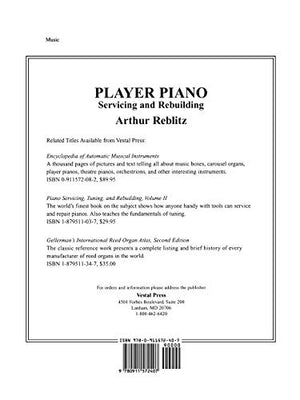 Player Piano: Servicing and Rebuilding,Used