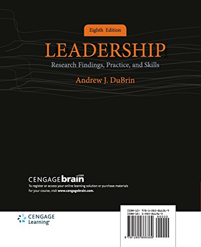 Leadership: Research Findings, Practice, and Skills  Standalone Book,Used