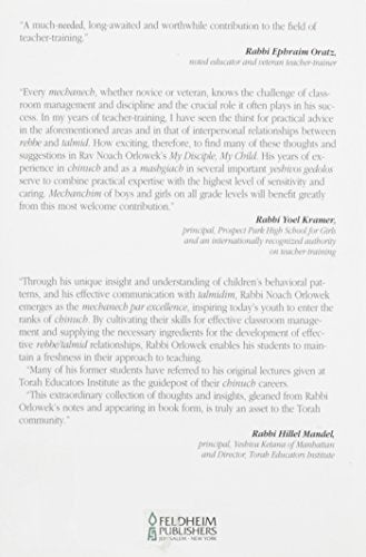 My Disciple, My Child: A Practical, TorahBased Guide to Effective Discipline in the Classroom,Used
