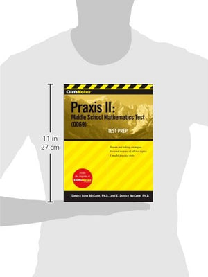 CliffsNotes Praxis II: Middle School Mathematics Test (0069) Test Prep (CliffsNotes (Paperback)),Used