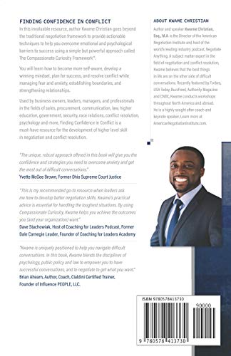 Finding Confidence In Conflict: How To Negotiate Anything And Live Your Best Life-new,New