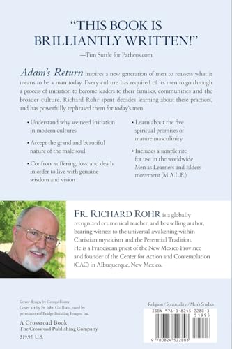 Adam's Return: The Five Promises of Male Initiation,Used