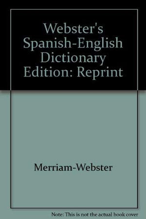 Webster's SpanishEnglish Dictionary,Used