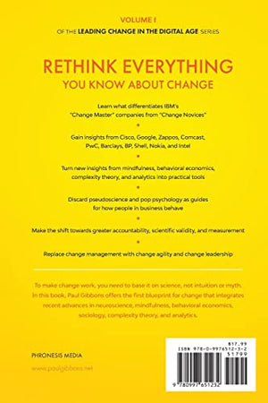 The Science Of Organizational Change: How Leaders Set Strategy, Change Behavior, And Create An Agile Culture (Leading Change In,New