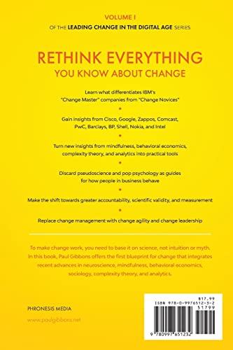 The Science Of Organizational Change: How Leaders Set Strategy, Change Behavior, And Create An Agile Culture (Leading Change In,New