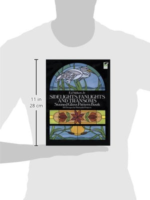 Sidelights, Fanlights and Transoms Stained Glass Pattern Book (Dover Crafts: Stained Glass),Used