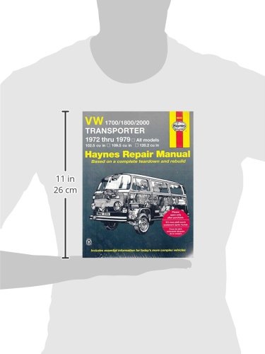 Volkswagen Transporter 1700, 1800, and 2000, 197279 (Haynes Repair Manuals),Used