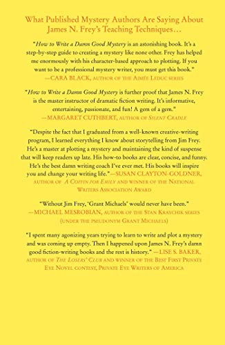 How to Write a Damn Good Mystery: A Practical StepbyStep Guide from Inspiration to Finished Manuscript,Used