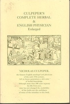 Culpeper's Complete Herbal and English Physician,Used