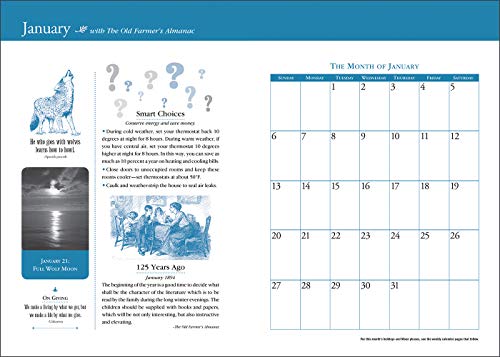 The Old Farmer's Almanac 2019 Engagement Calendar,Used