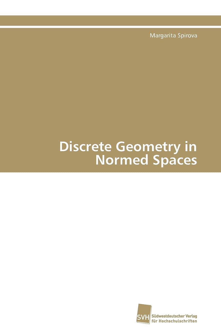 Discrete Geometry in Normed Spaces,Used