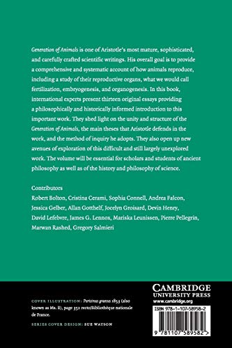 Aristotle's Generation of Animals (Cambridge Critical Guides),Used