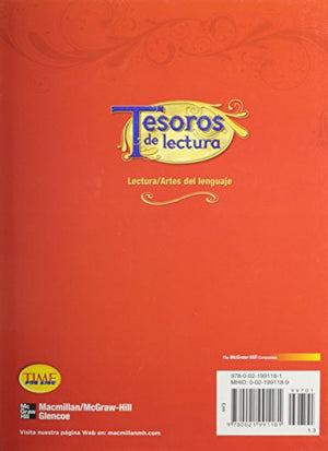 Tesoros De Lectura, A Spanish Reading/Language Arts Program, Grade 1 Student Book, Book 3 (Elementary Reading Treasures) (Spanis,Used