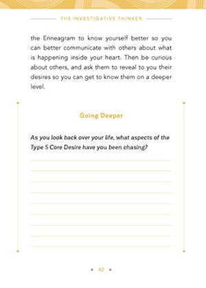 The Enneagram Type 5: The Investigative Thinker (The Enneagram Collection),Used