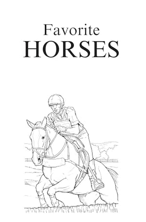 Big Book Of Horses To Color (Dover Animal Coloring Books),New