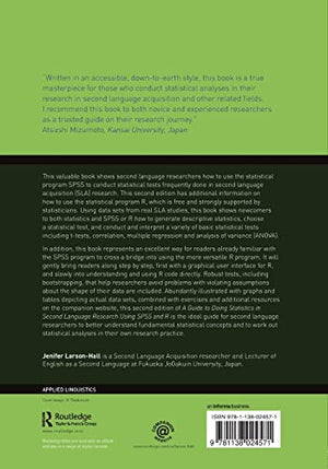 A Guide to Doing Statistics in Second Language Research Using SPSS and R (Second Language Acquisition Research Series),Used