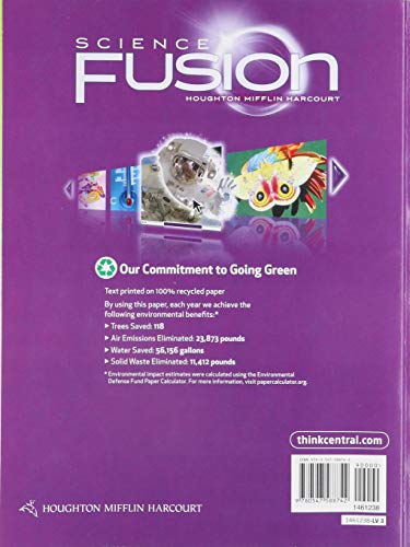 Sciencefusion: Student Edition Interactive Worktext Grade 3 2012,New