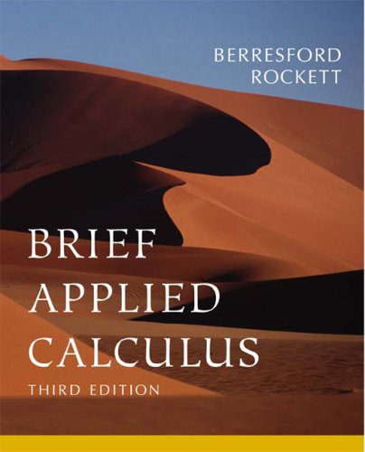 Brief Applied Calculus For Business-used